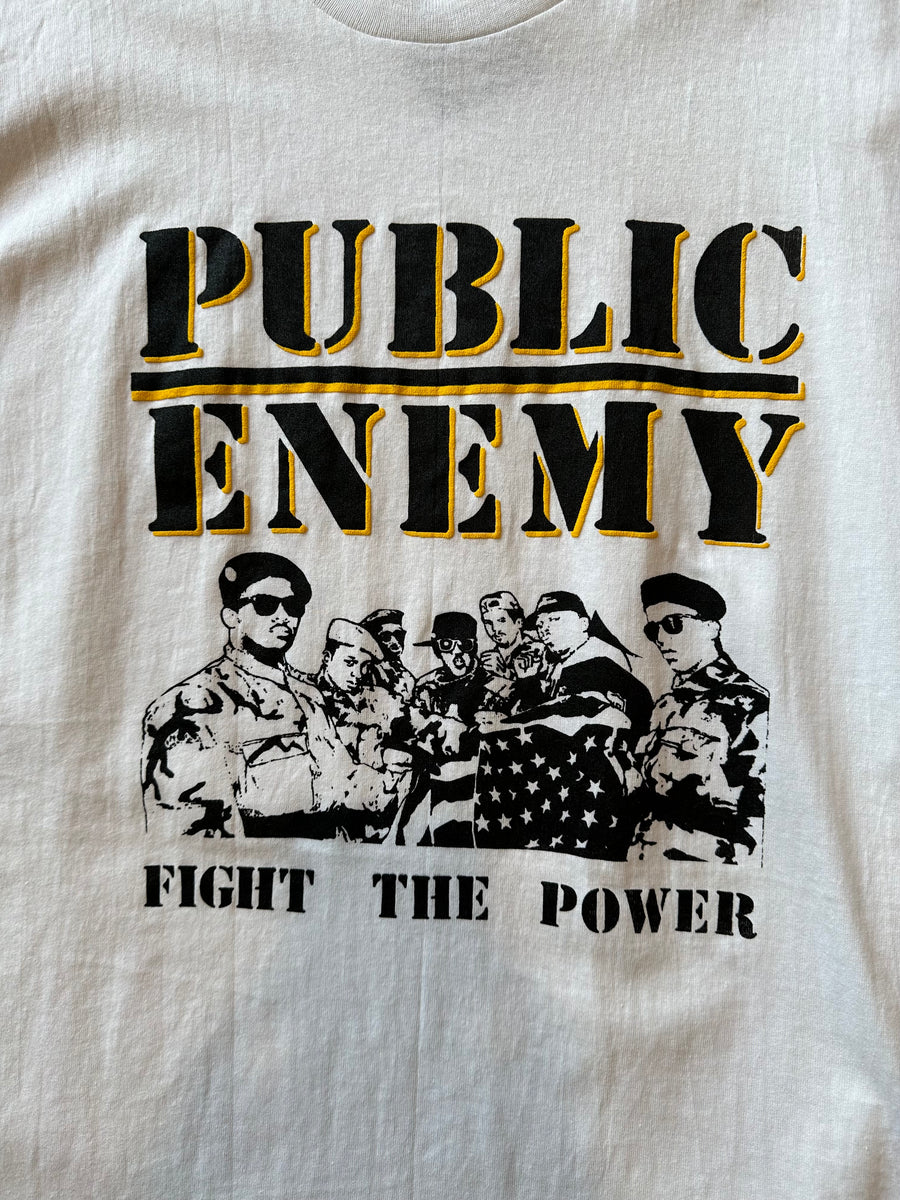 80s/90s Public Enemy tee – Faded Gold Vintage