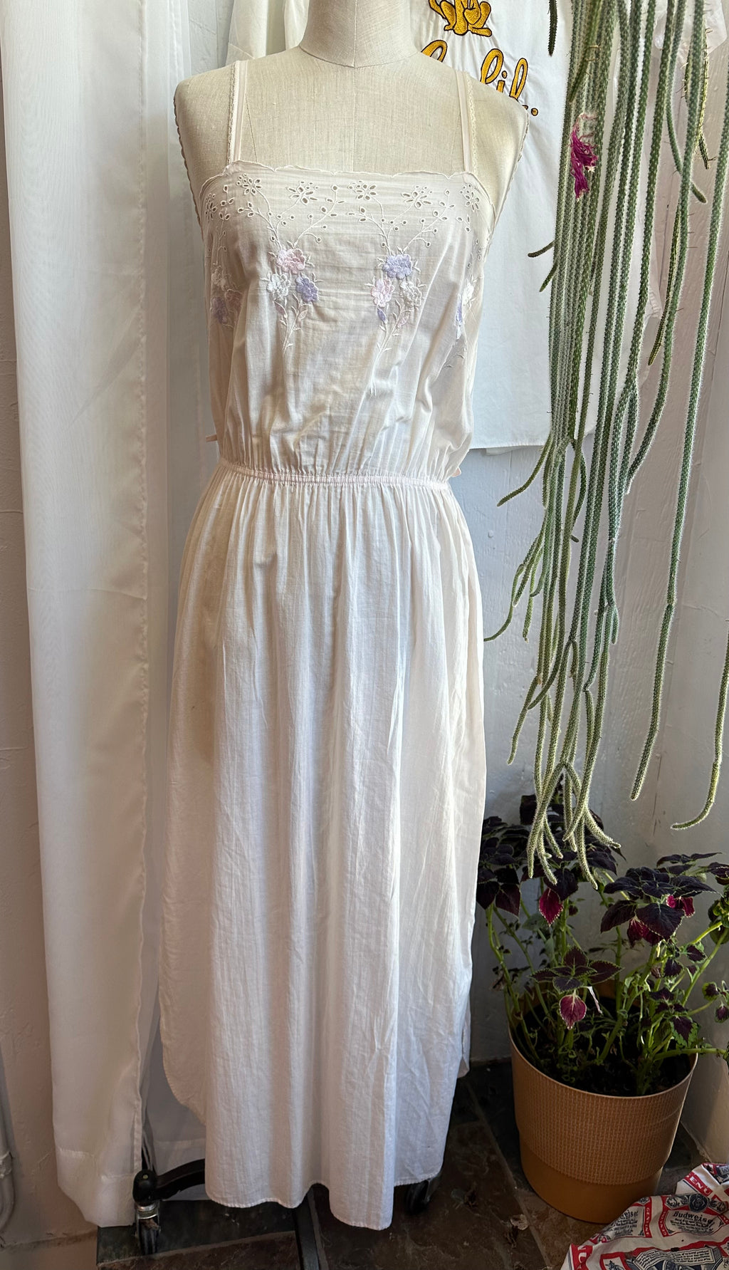 Miss Dior cotton sheer dress