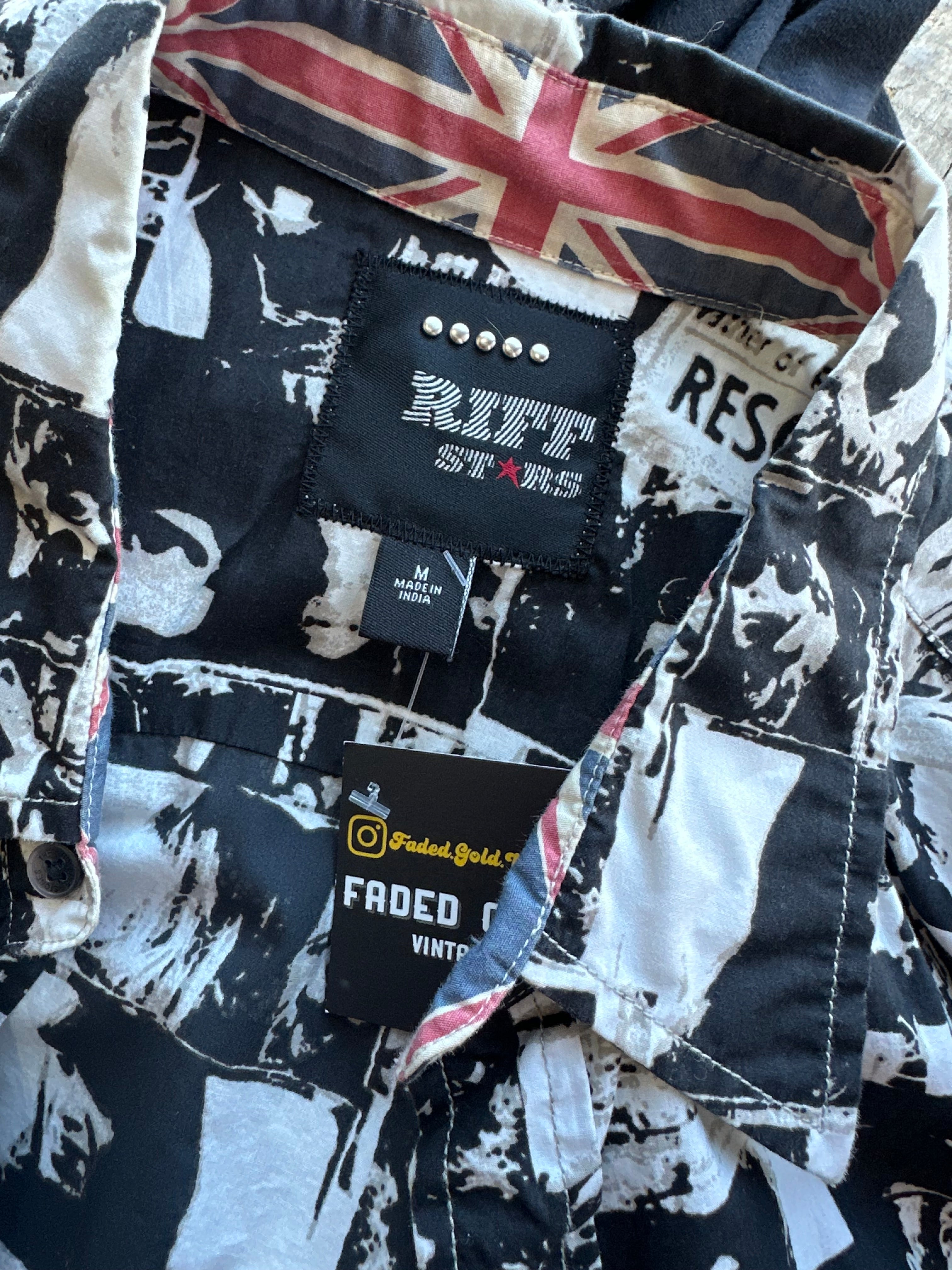 Rolling Stones Riff Stars picture long sleeve shirt
