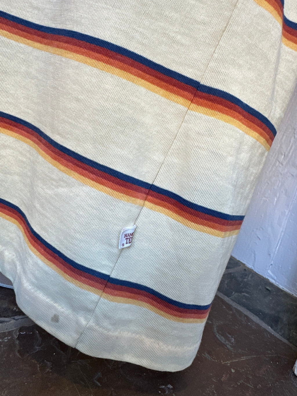 70s Hang ten stripe polo