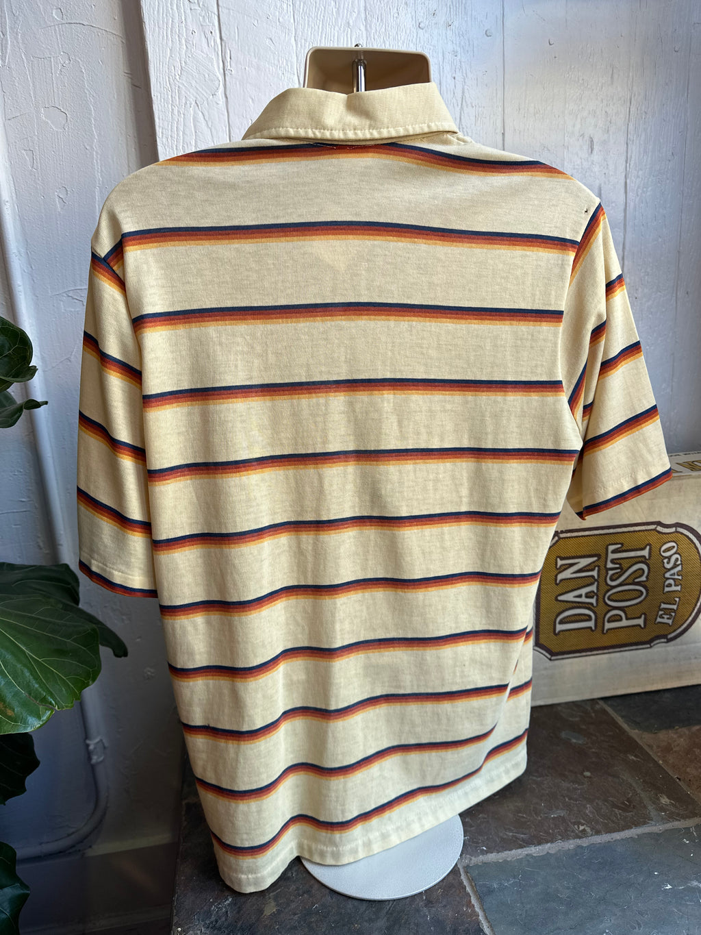 70s Hang ten stripe polo