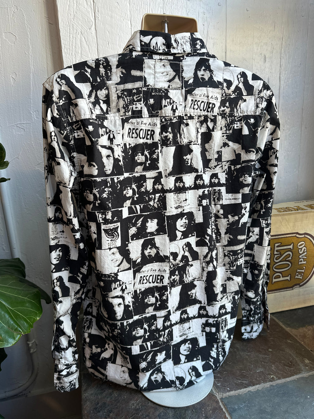 Rolling Stones Riff Stars picture long sleeve shirt