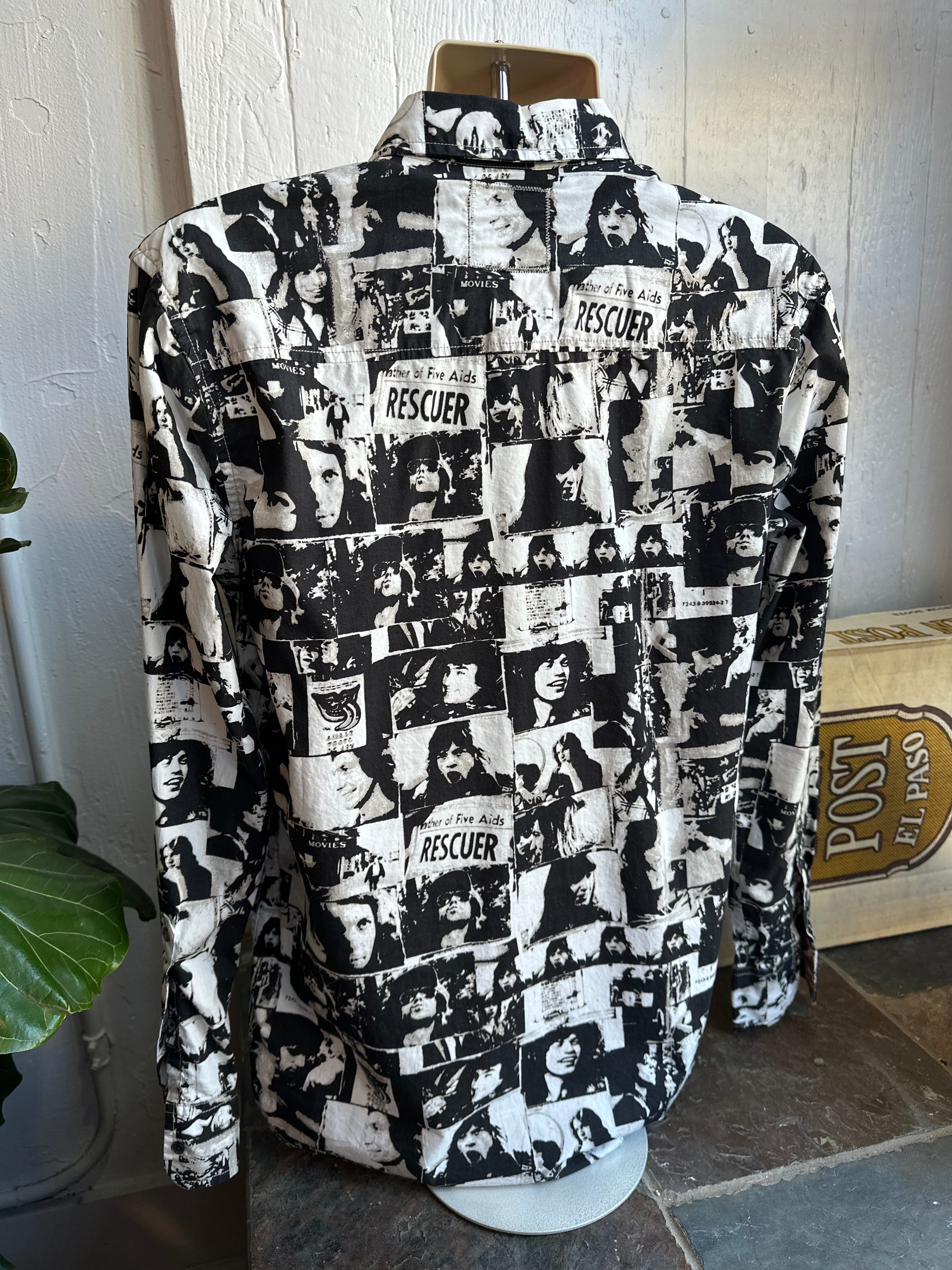 Rolling Stones Riff Stars picture long sleeve shirt