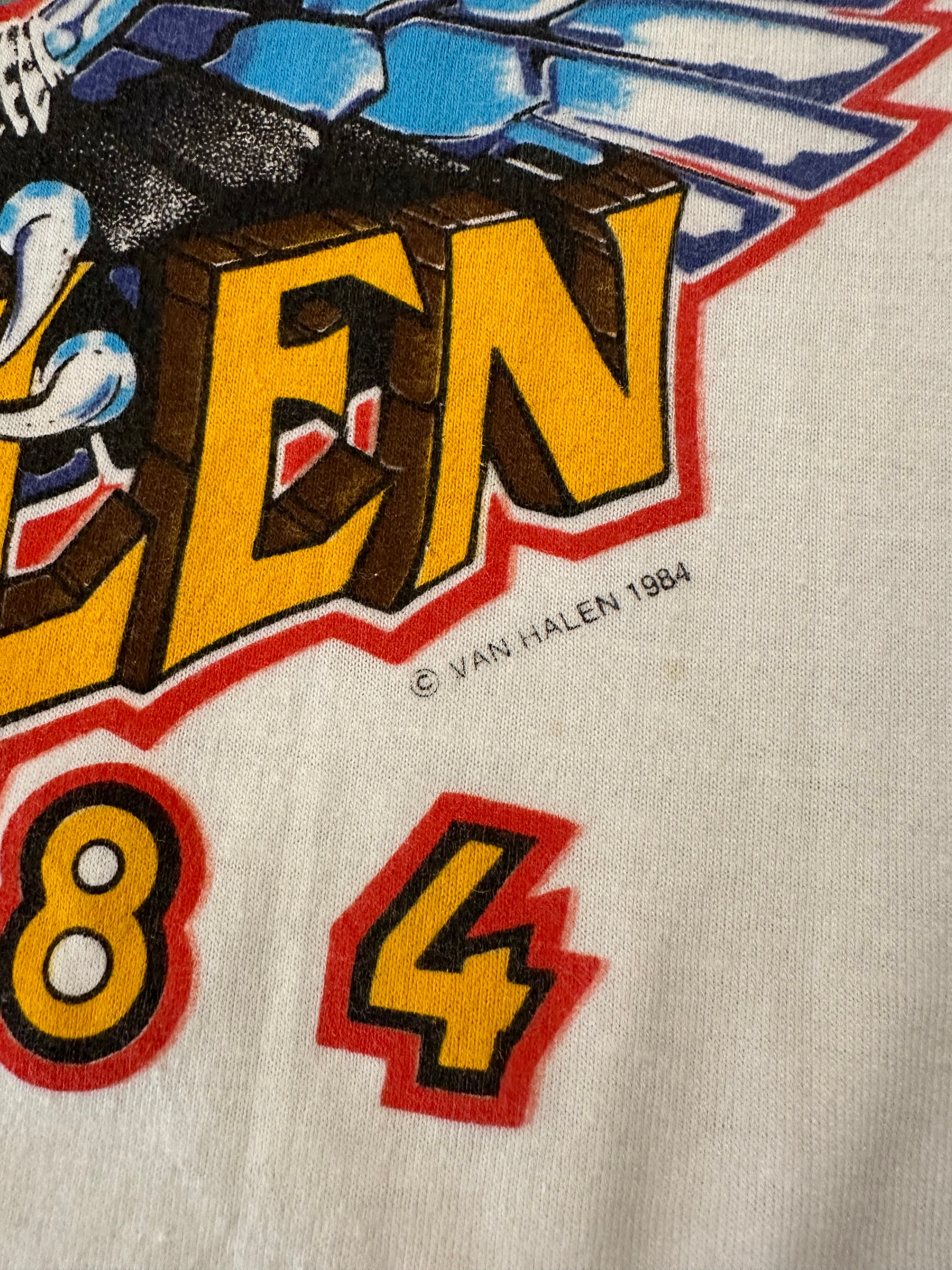 Van Halen 80s raglan