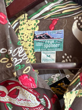 Load image into Gallery viewer, 90s Reyn Spooner brown surf rayon shirt
