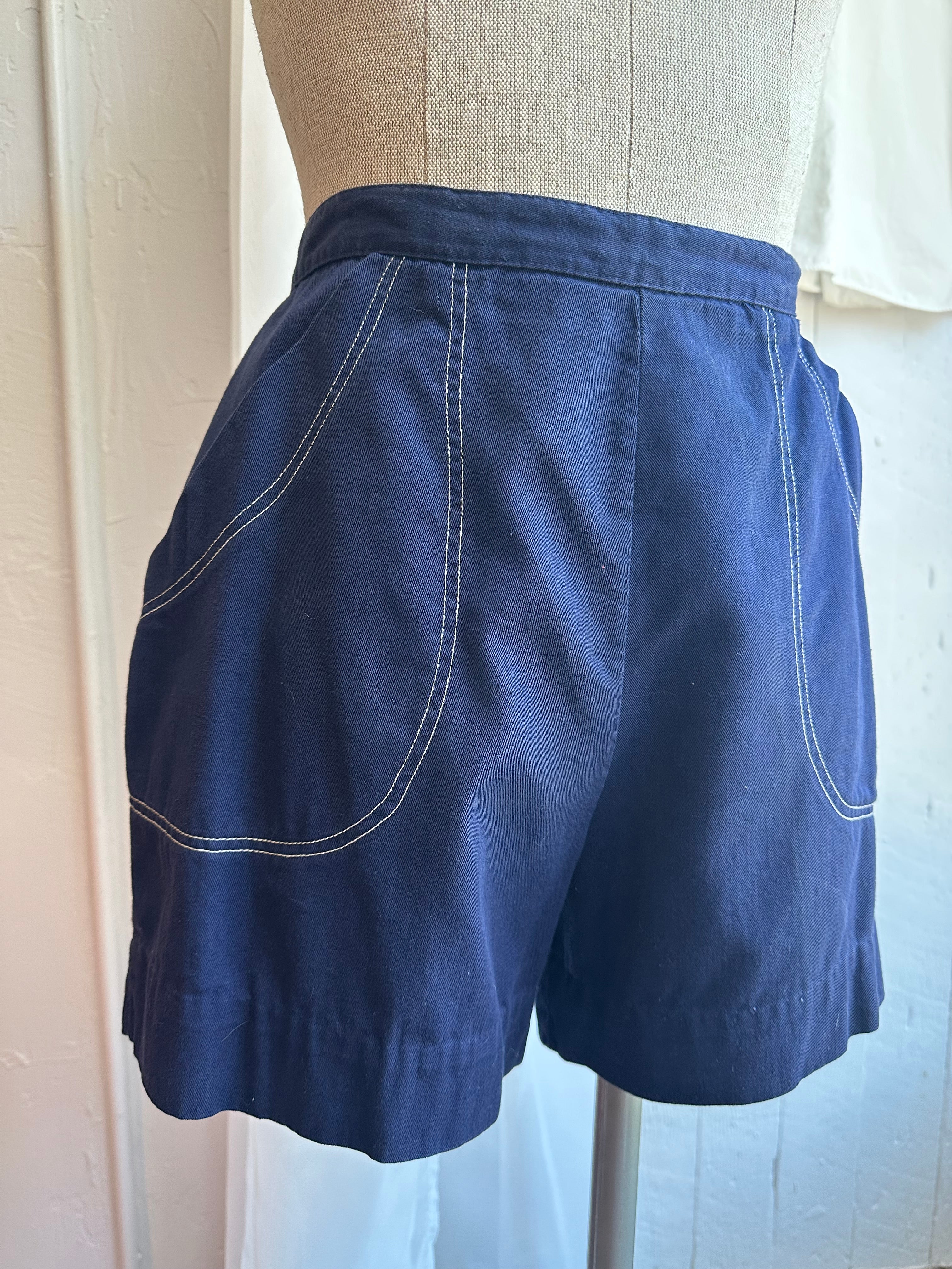 40s/50s Lovable navy shorts