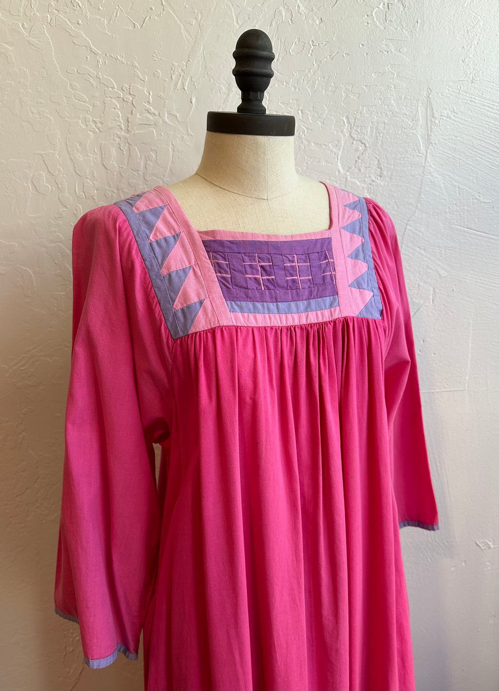 Charisma pink cotton maxi dress