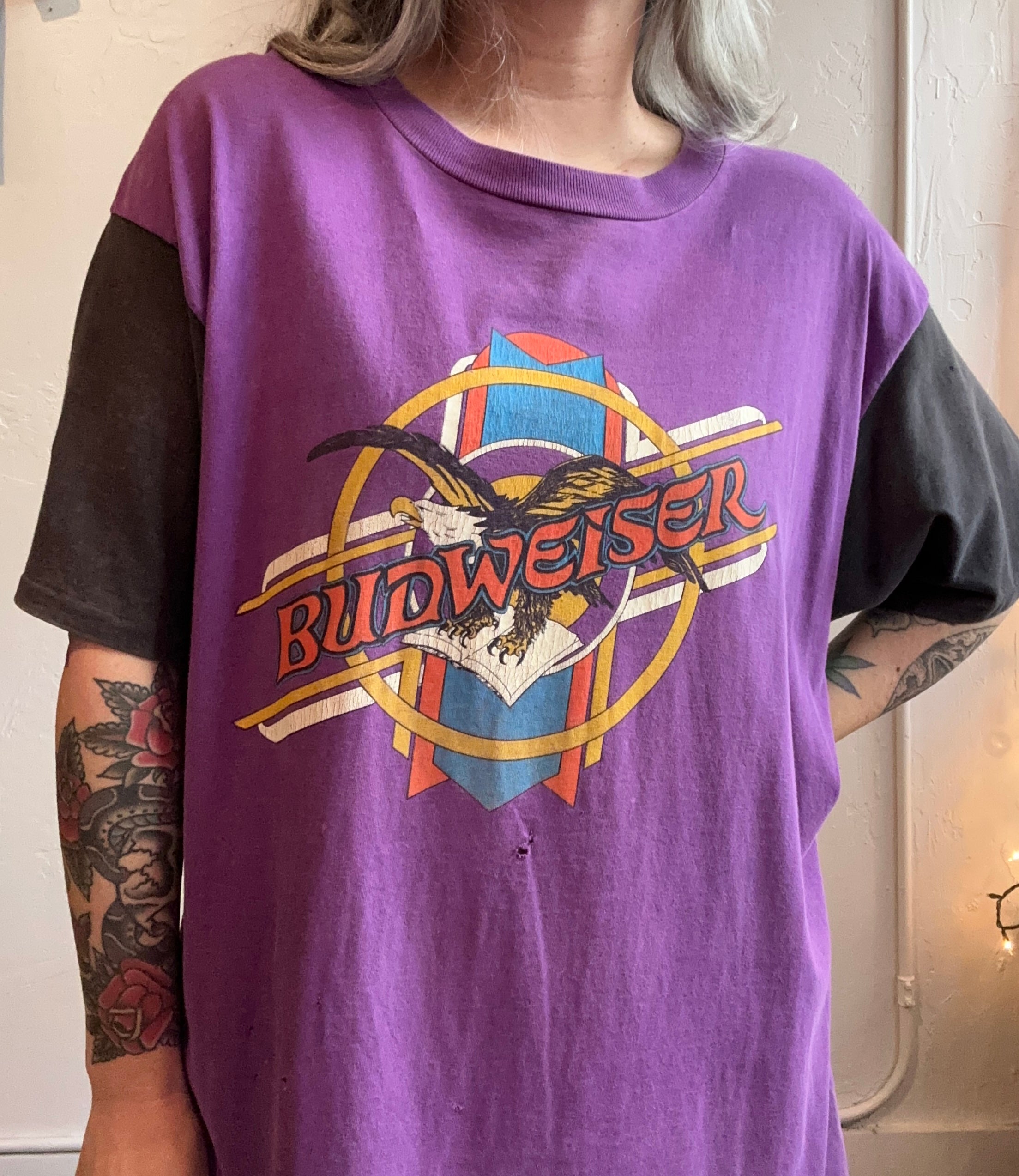 Budweiser two tone tee