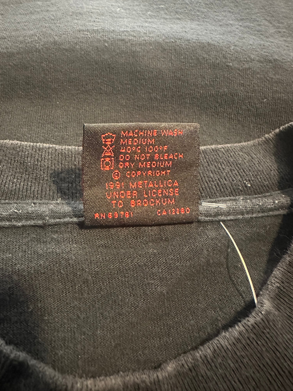 Metallica 1991 Pushead Shortest Straw tee