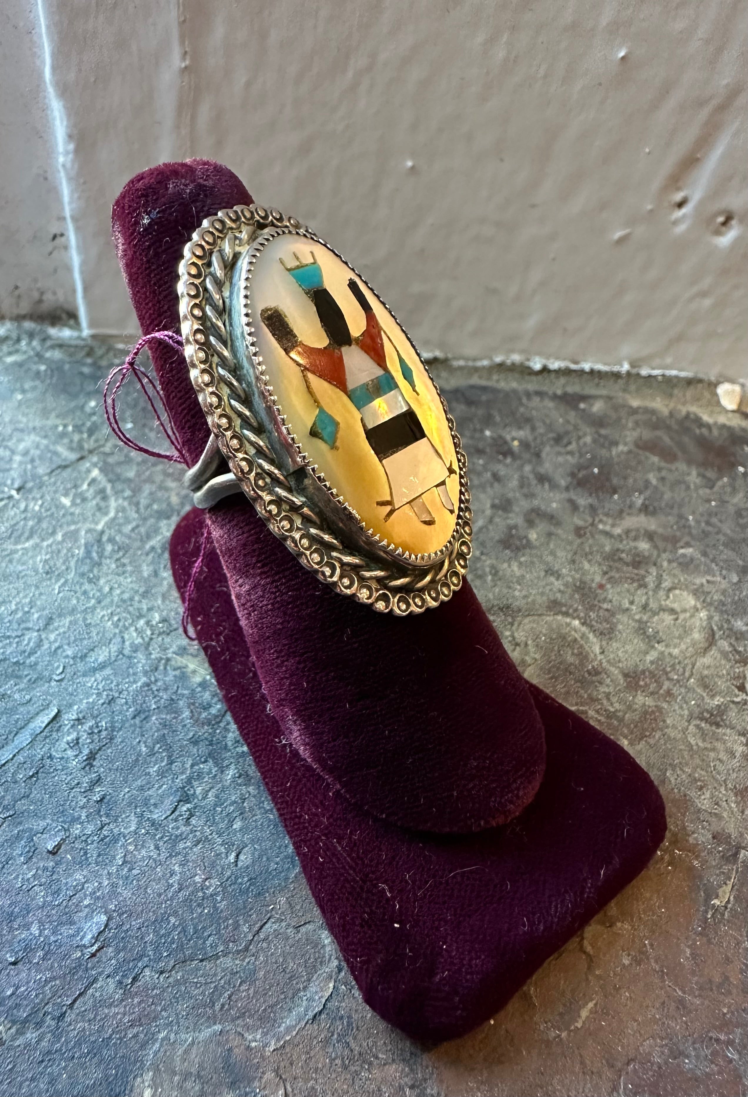 Kachina inlay RHB ring