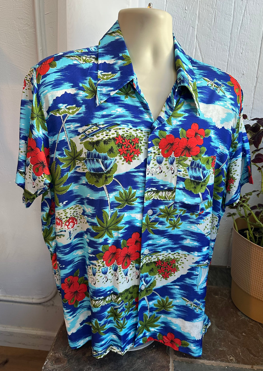70s Aloha & Iolani Hawaiian shirts