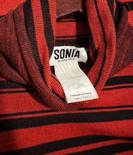 Load image into Gallery viewer, Sonia by Sonia Rykiel striped long sleeve turtleneck
