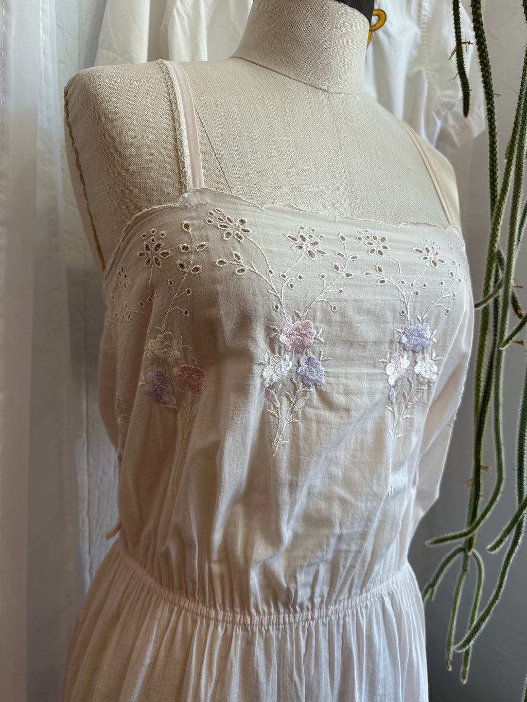 Miss Dior cotton sheer dress