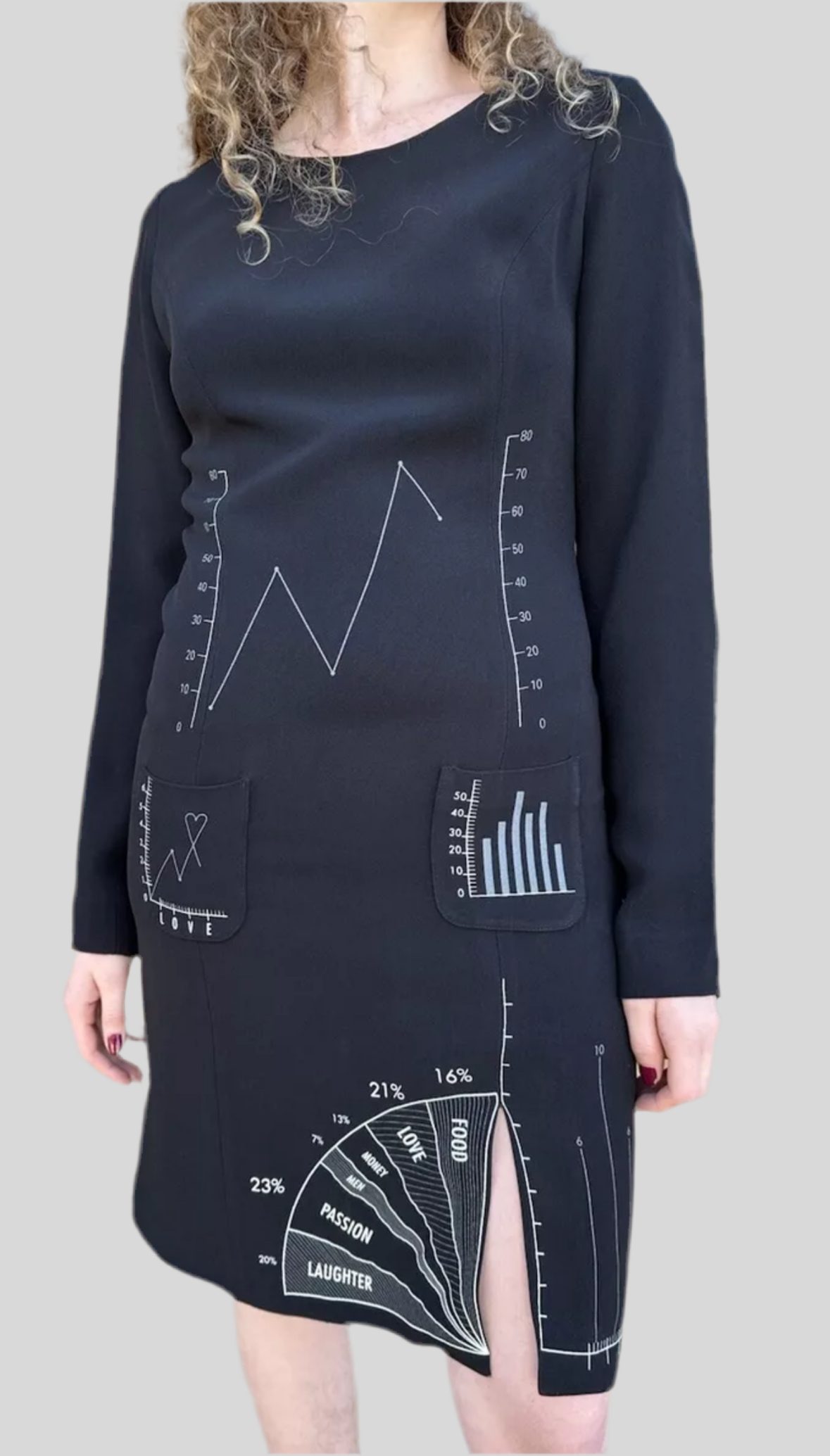 Moschino Cheap & Chic graph dress