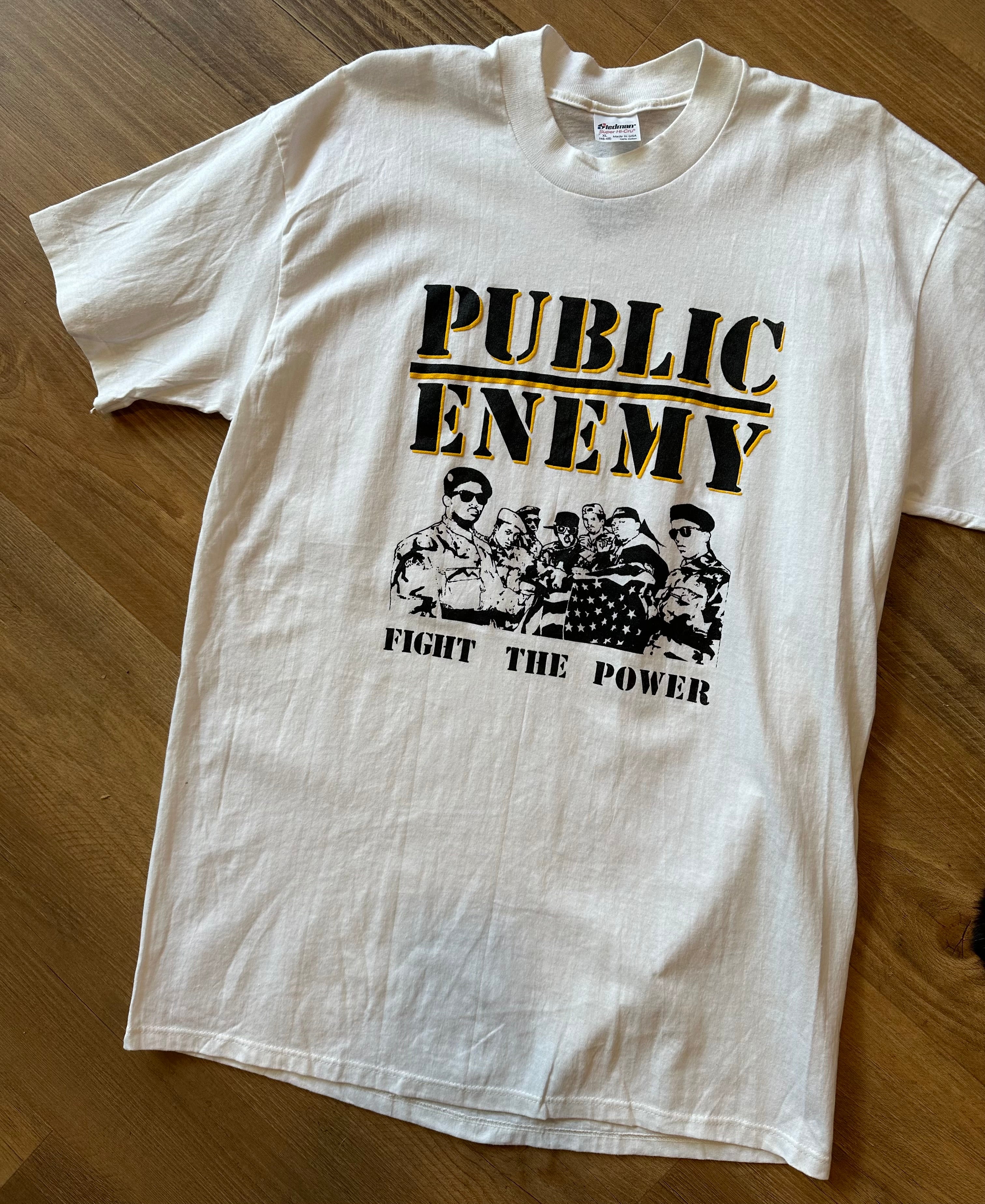 80s/90s Public Enemy tee – Faded Gold Vintage