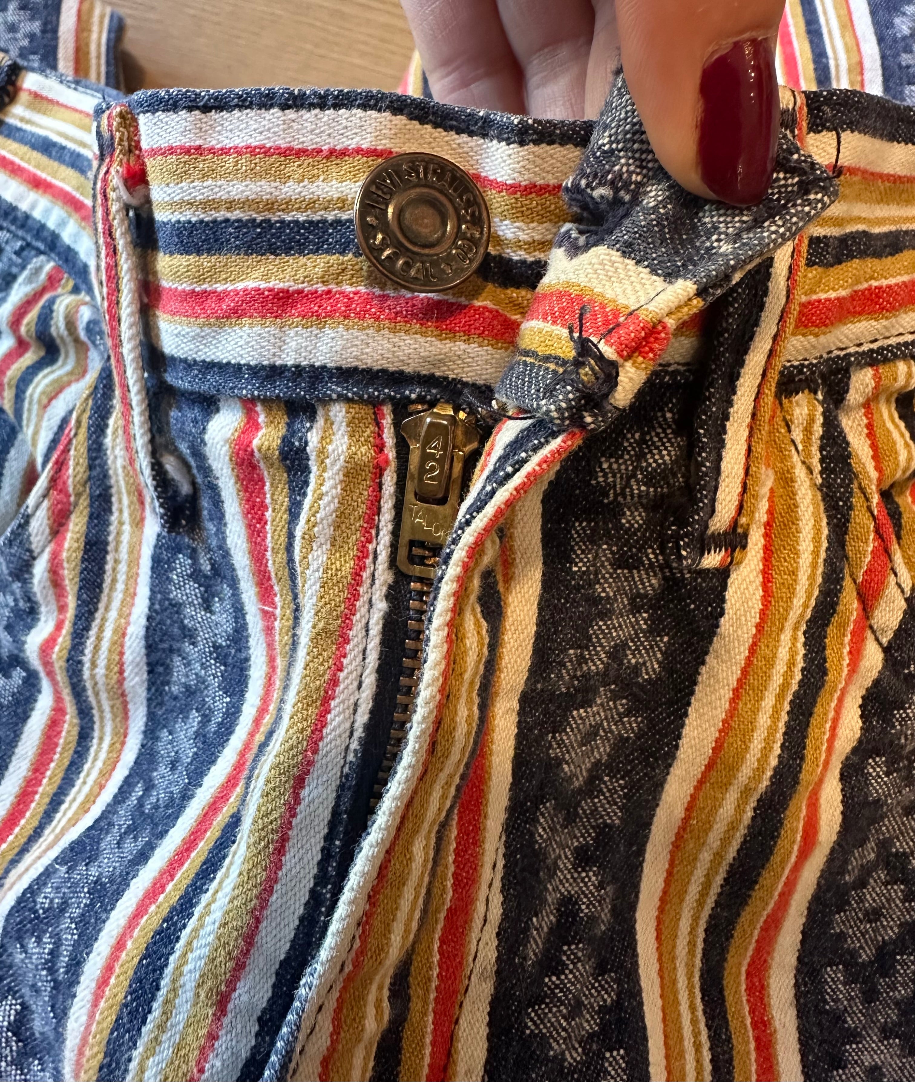Big E Striped Levi’s Jeans