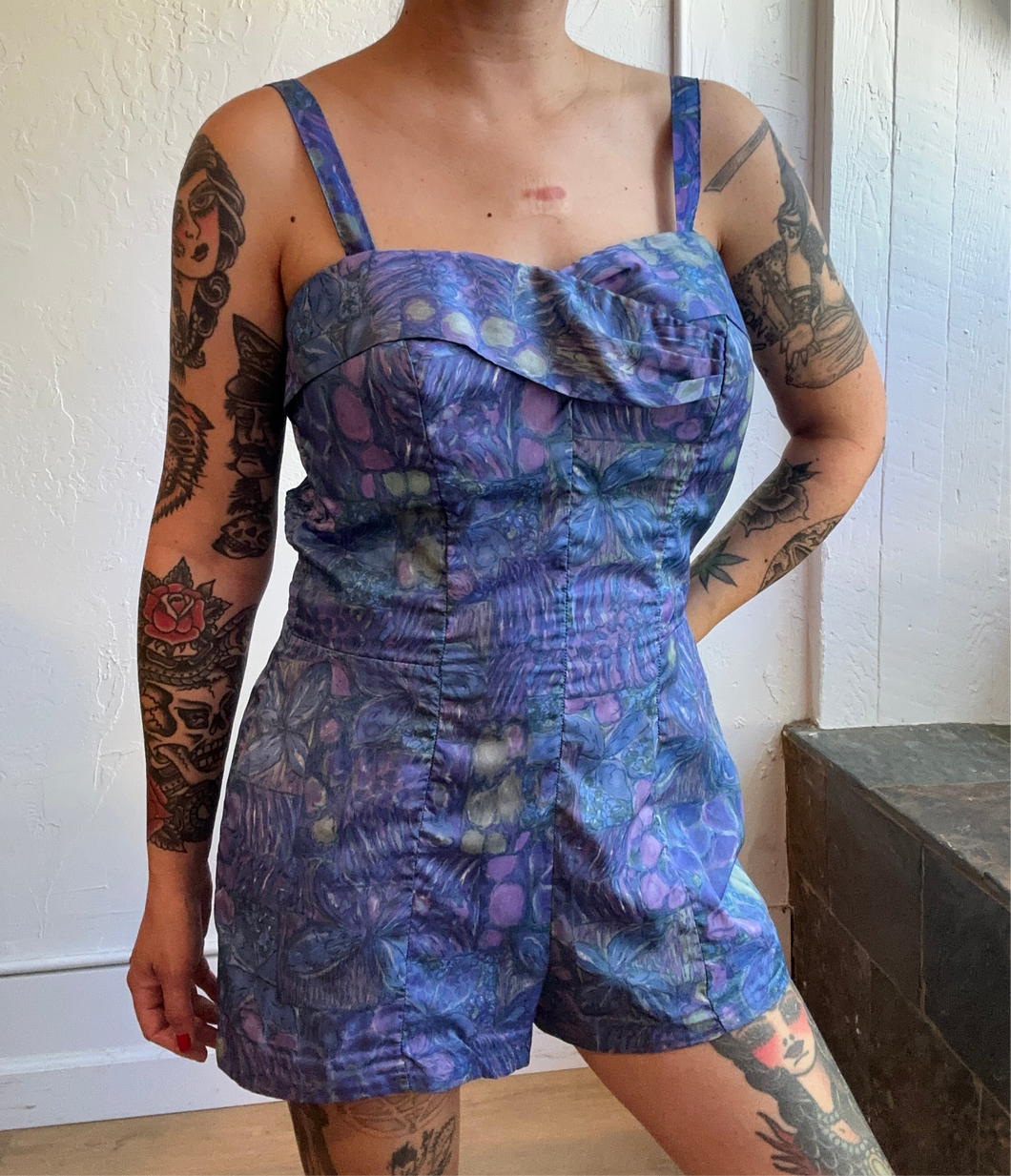 Catalina blue play suit