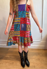 Load image into Gallery viewer, Quilt spaghetti strap dress
