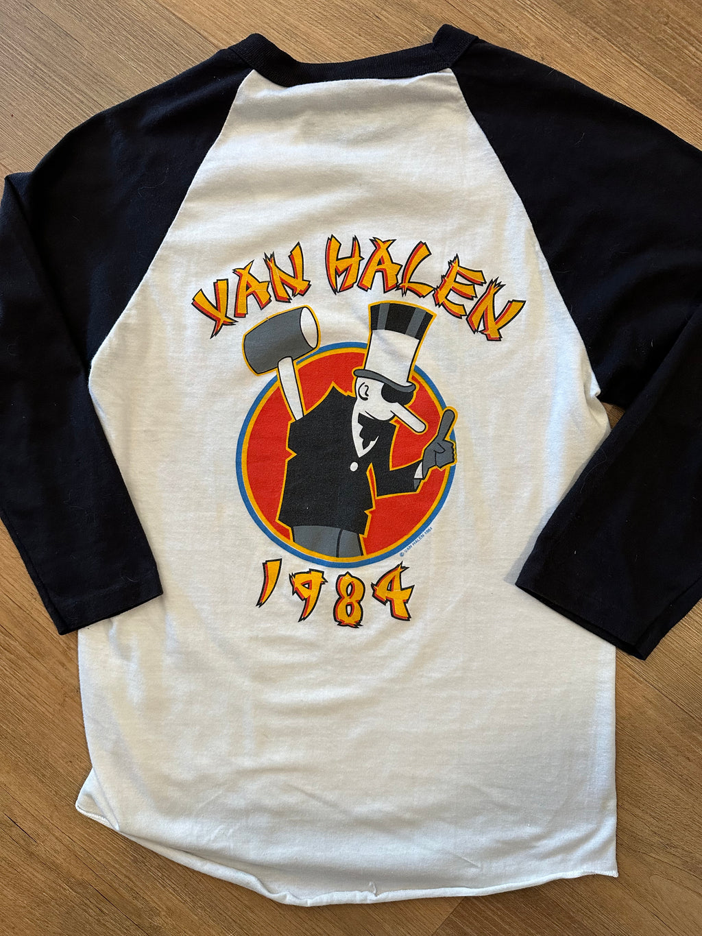 Van Halen 80s raglan