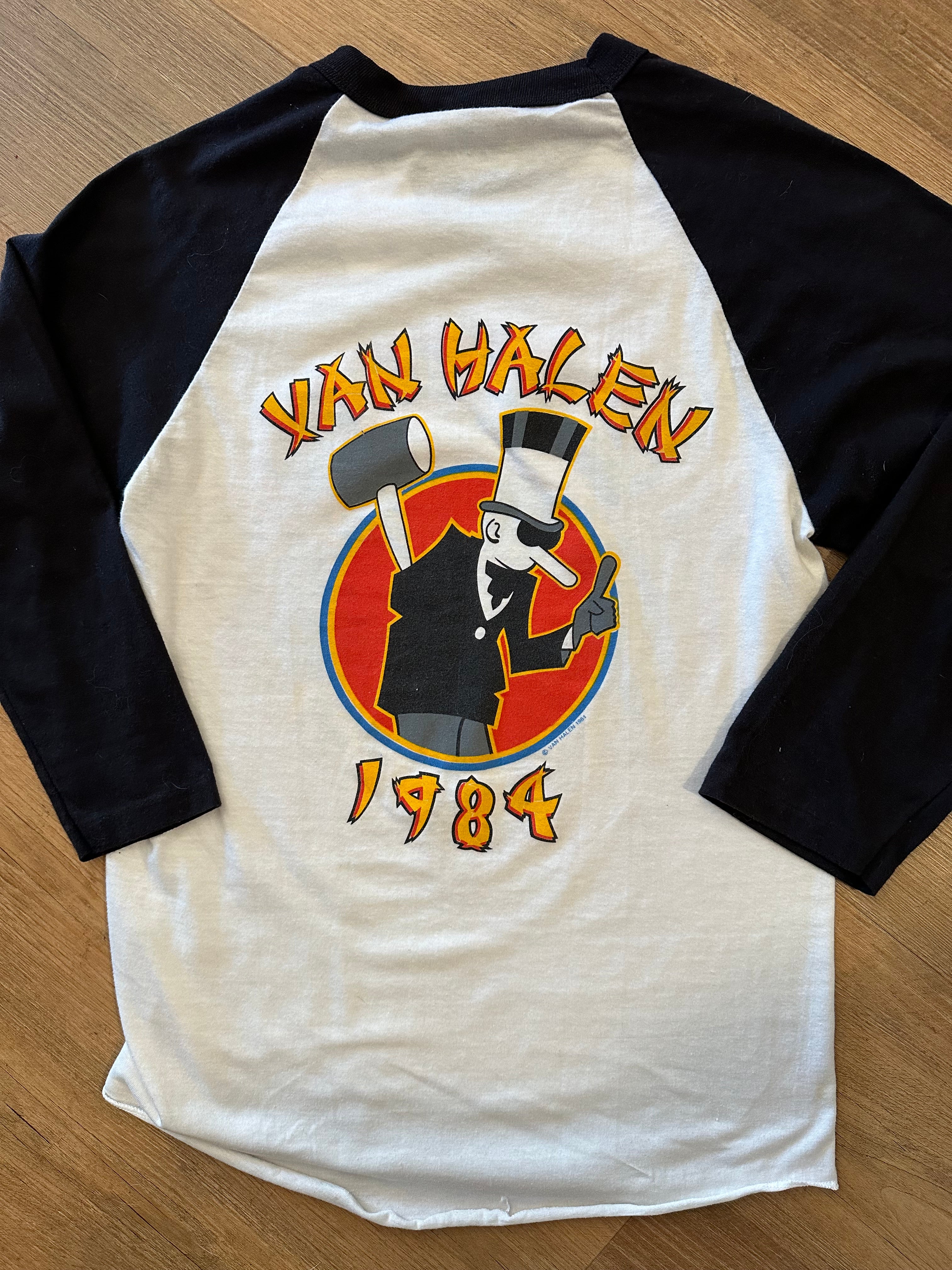 Van Halen 80s raglan