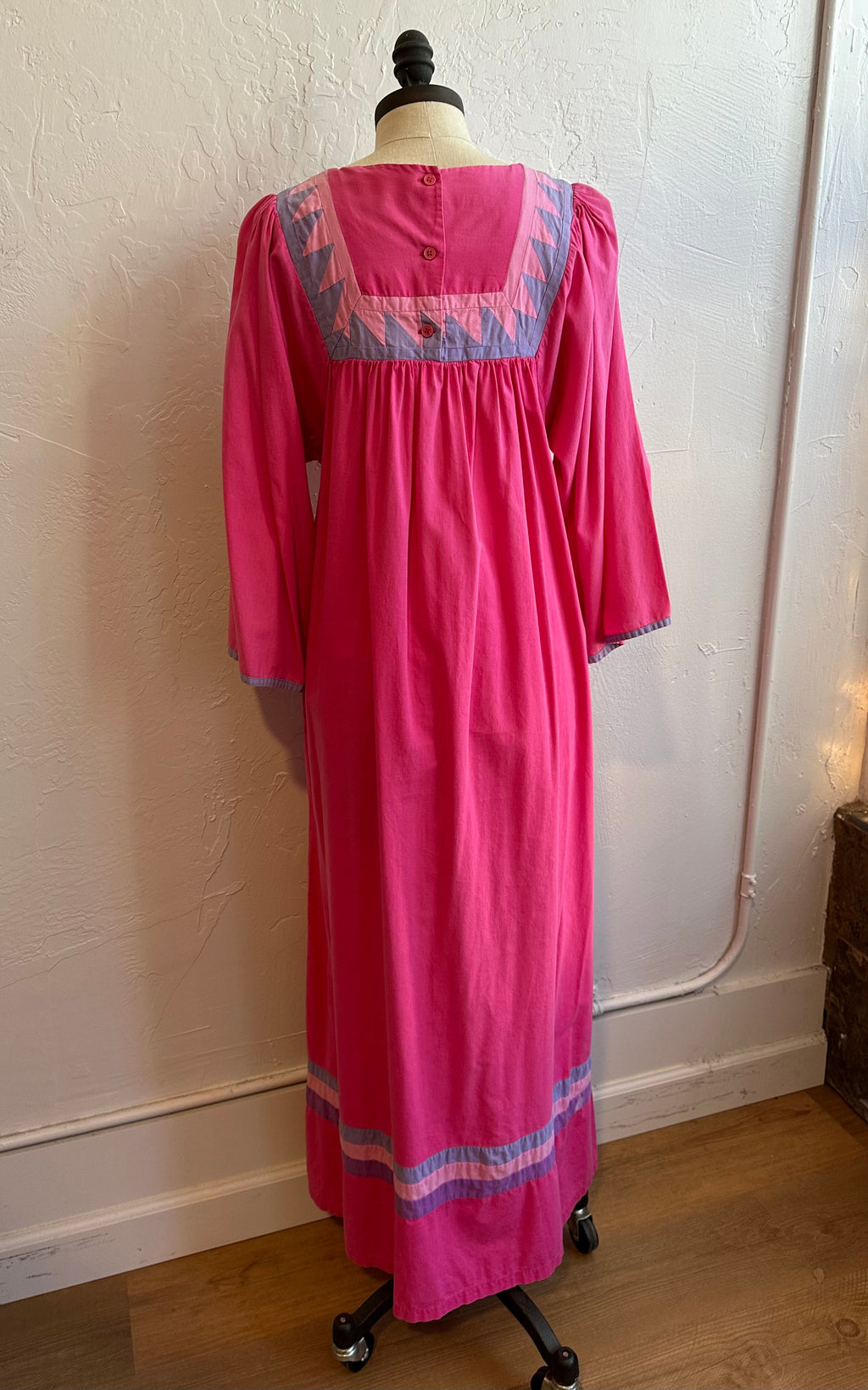 Charisma pink cotton maxi dress