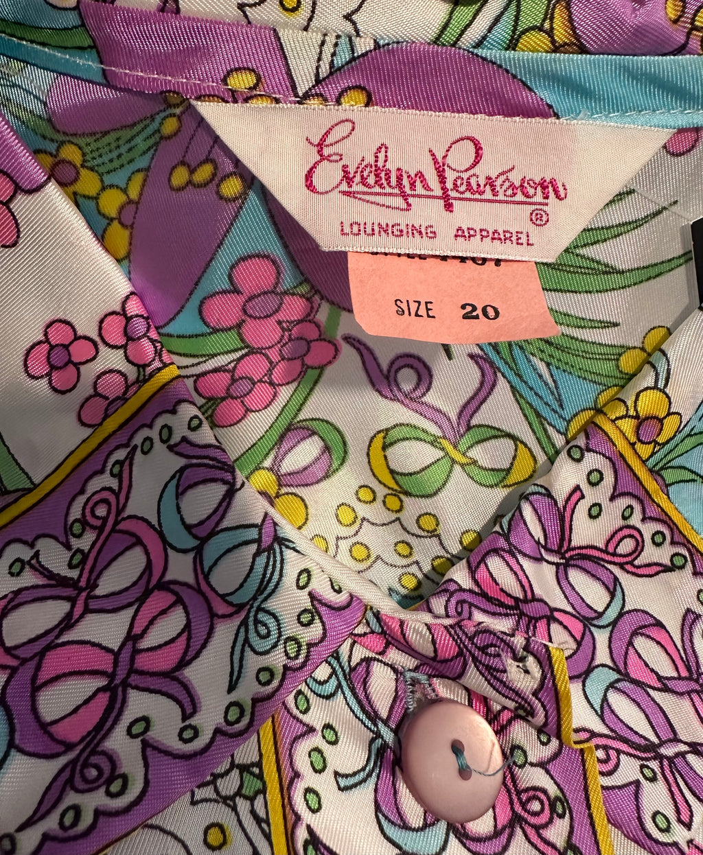 50s Evelyn Pearson floral house dress