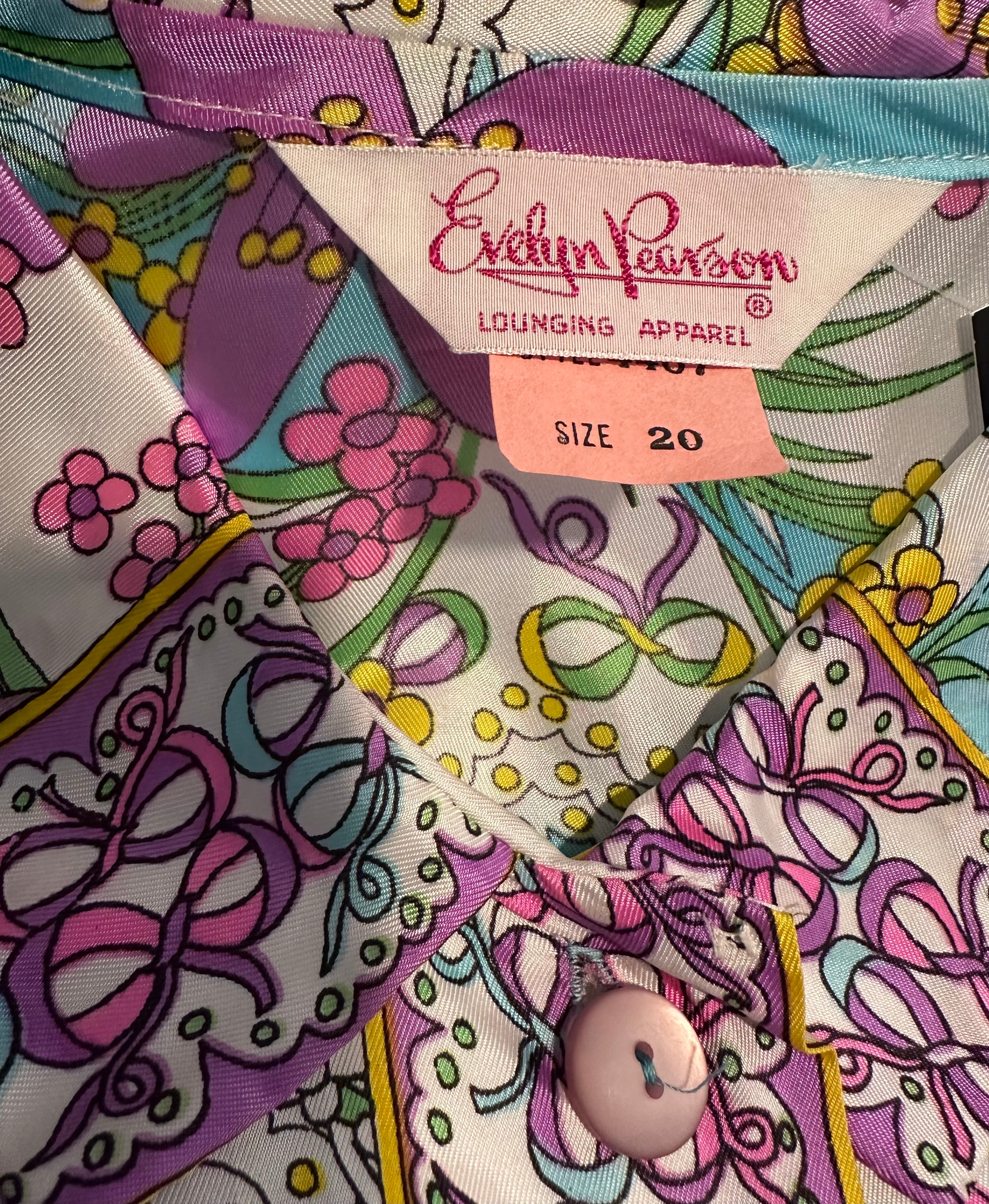 50s Evelyn Pearson floral house dress