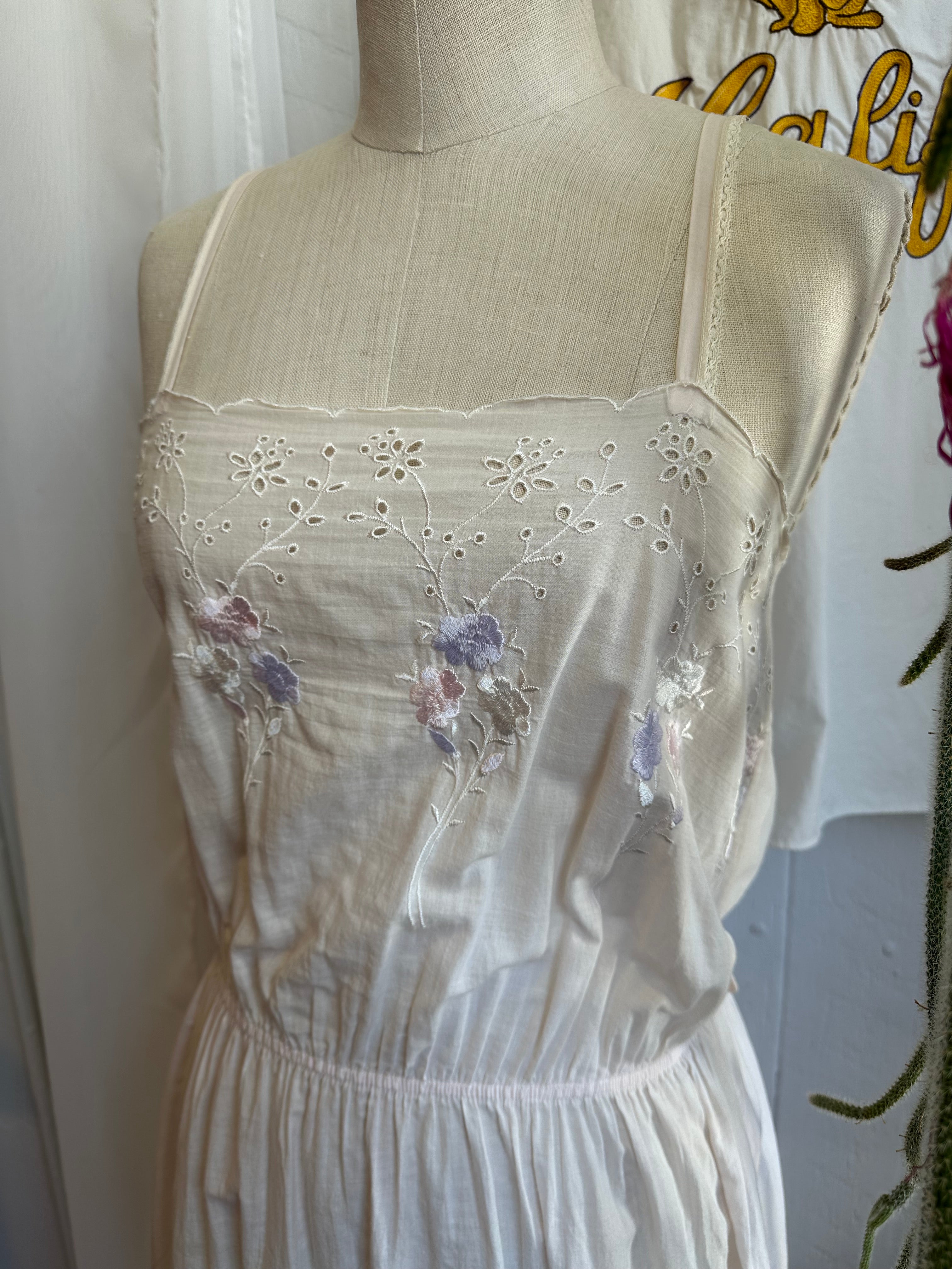 Miss Dior cotton sheer dress