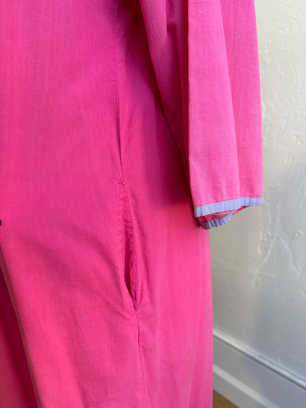 Charisma pink cotton maxi dress