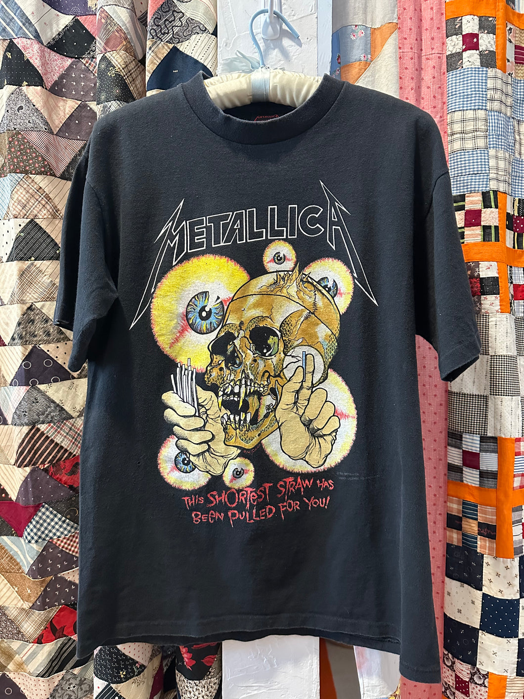 Metallica 1991 Pushead Shortest Straw tee