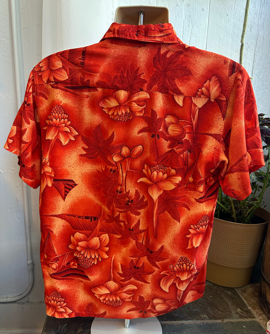 40s/50s Mona Loa rayon Hawaiian shirt
