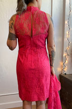 Load image into Gallery viewer, Lilli Diamond California 50s pink lace dress &amp; jacket set
