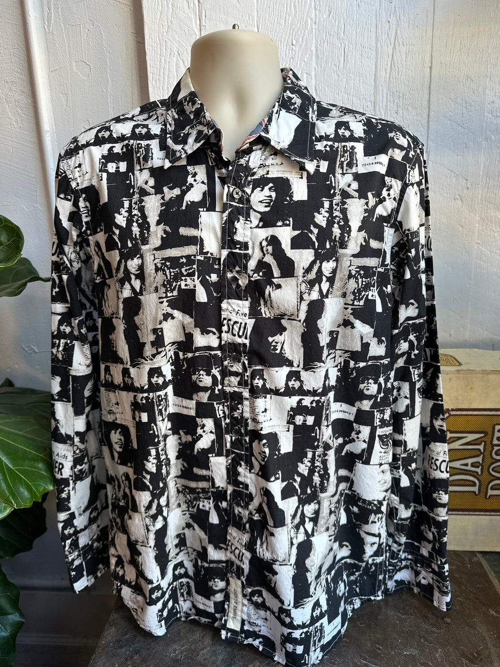 Rolling Stones Riff Stars picture long sleeve shirt